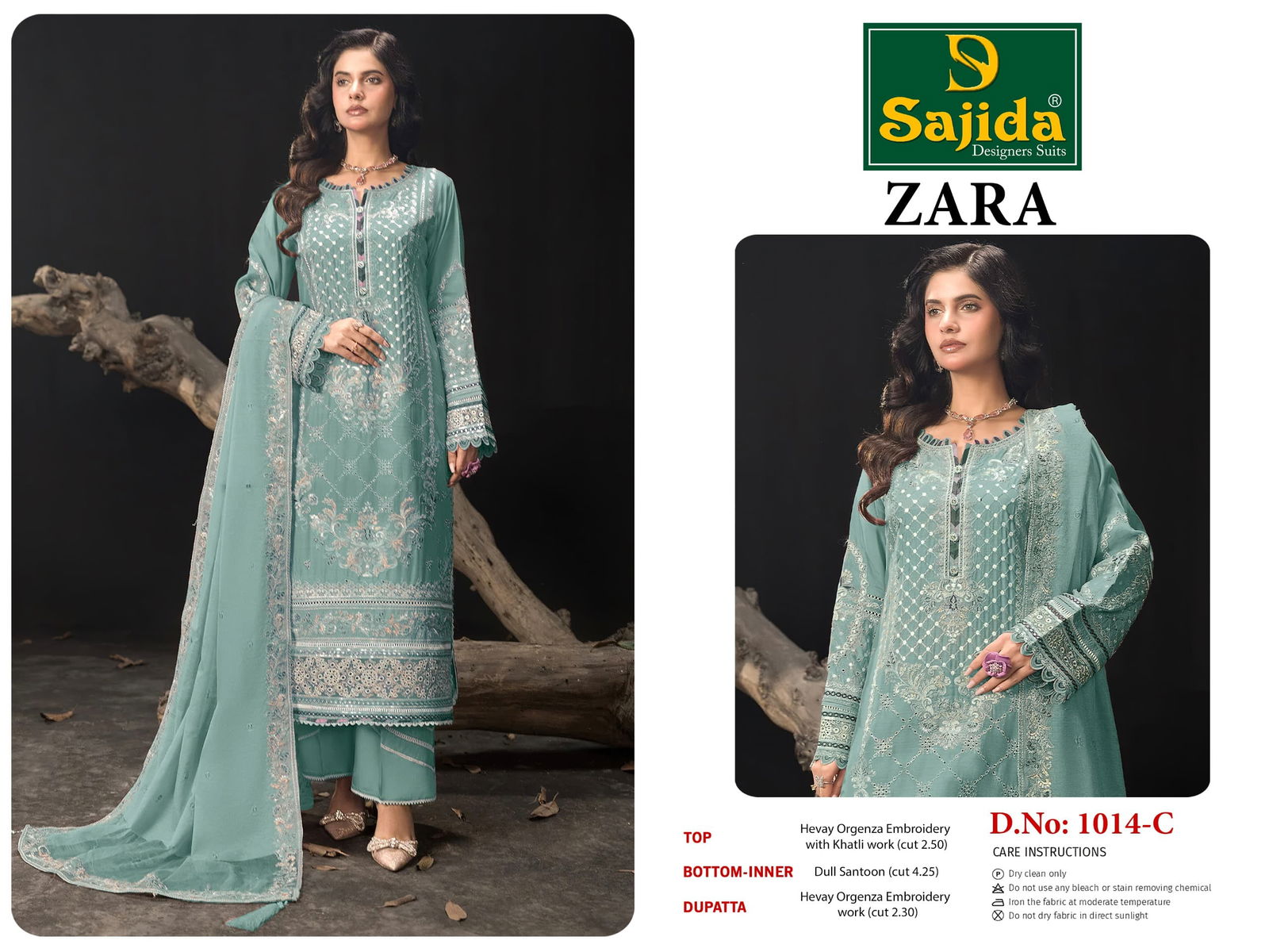 Zara By Sajida Designer Suit Wholesale Price In Surat